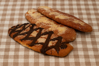 Coca de Forner amb Sucre, Xocolata